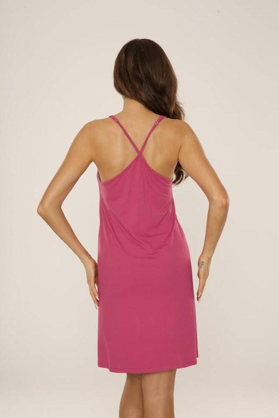 765 Noční košile Carmel De Lafense - fuchsiová