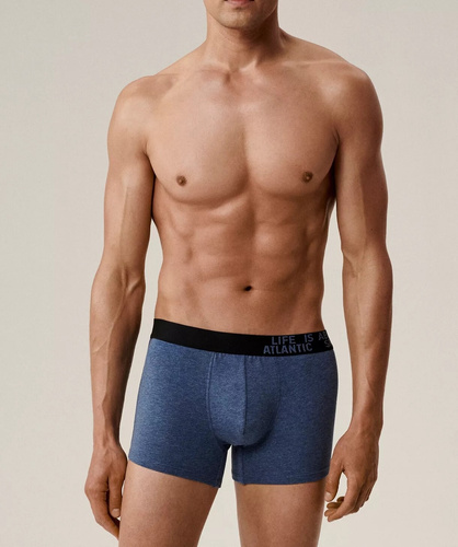 Pánské boxerky 3MH-226/25 zeleno-maroun-modrá-bavlna, 3 balení, pohodlný střih