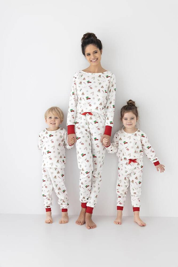 Dámské pyžamo Samantha Sensis -ecru