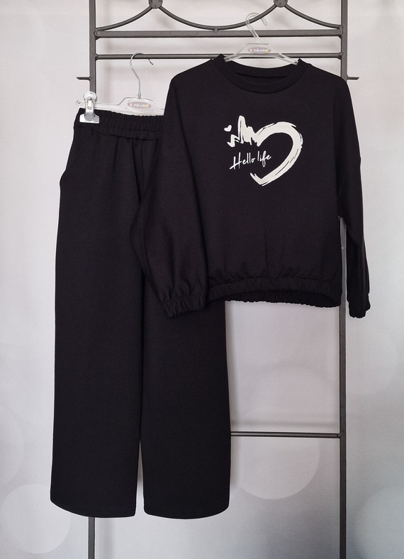 Gaja Dětské kalhoty Bambarillo černé | tepláky, bavlna a guma