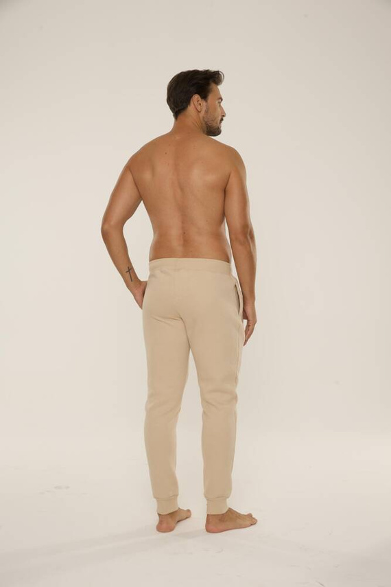 813 Indigo Pánská tepláková souprava De Lafense - písková