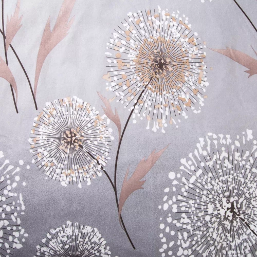 31513/2 Flanelové povlečení Darymex šedá pampeliška - sada, 100% bavlna, hřejivé a měkké