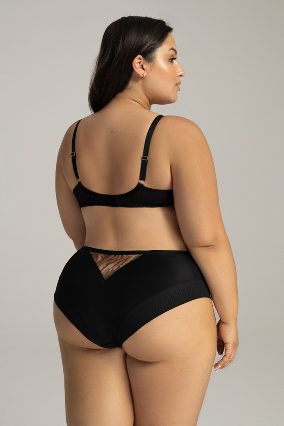 2143 AVA Dámské kalhotky - černé