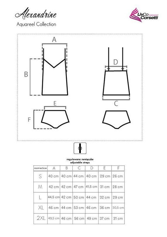 Alexandrine Dámský set LivCo Corsetti Fashion