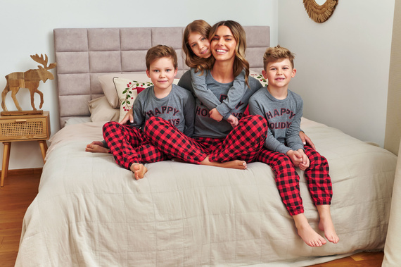 Dámské pyžamo 7343 Dark Grey Doctor Nap - 100% bavlna