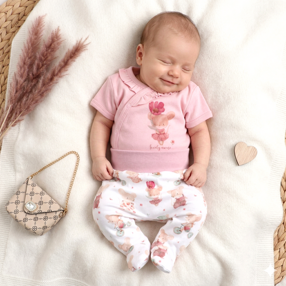 Nini Kojenecké Polodupačky Little Mouse 100% Organická Bavlna – Polsko