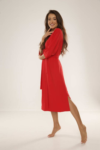 942 Visa Dlouhý župan De Lafense - červený 589