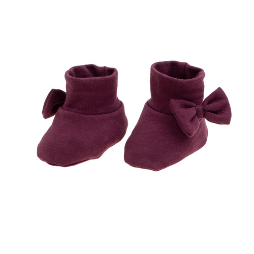 217267 Tepláky Alisa Nicol - vínové s mašlí