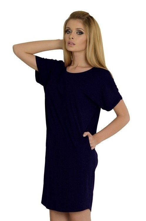 523 Paula noční košile kr. pouzdro - grafit