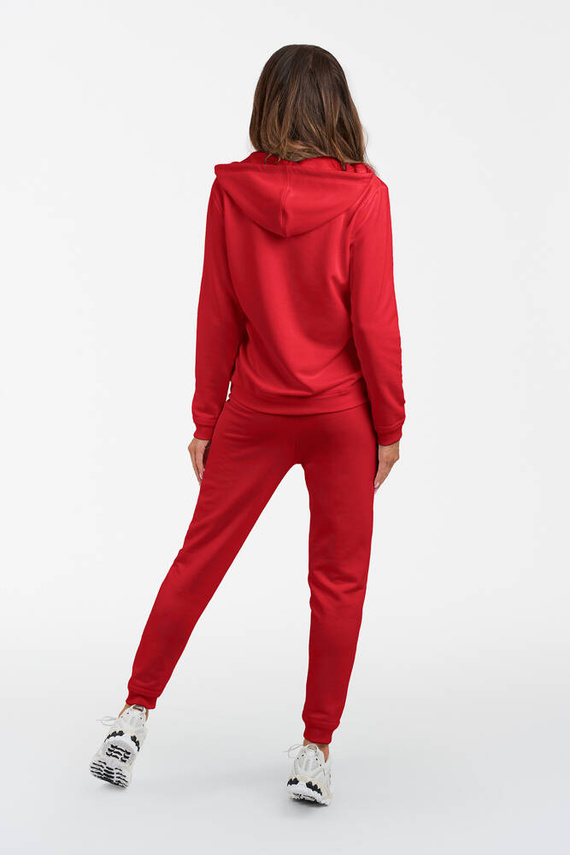 Roma Dámská mikina s kapucí Italian Fashion - červená