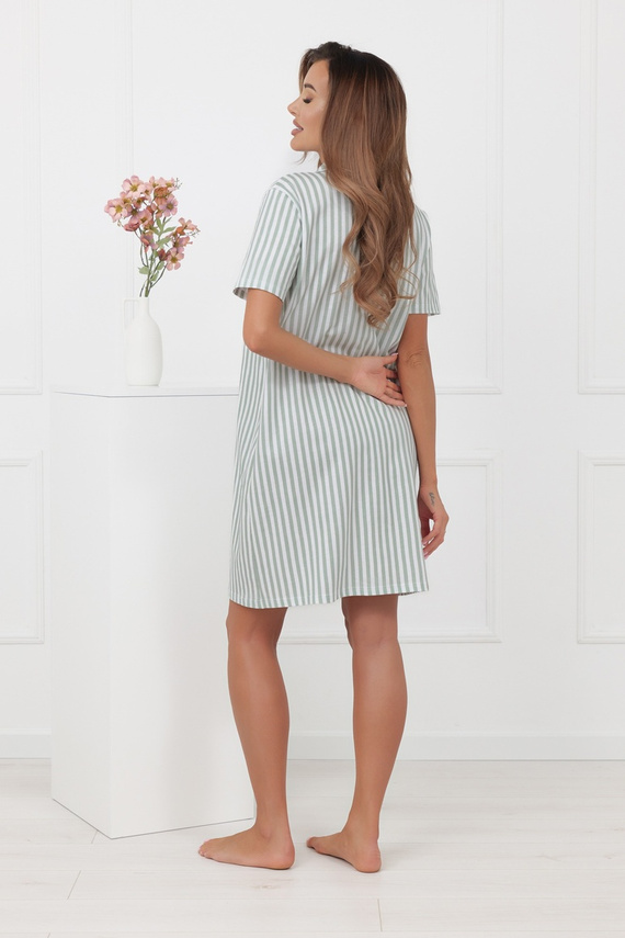 Dámská noční košile Genna Italian Fashion 100% bavlna proužky