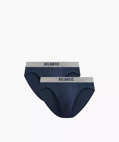 Sportovní pánské slipy Atlantic 2MP-1589 – perfektní přizpůsobení, elastický pás, 2-pack