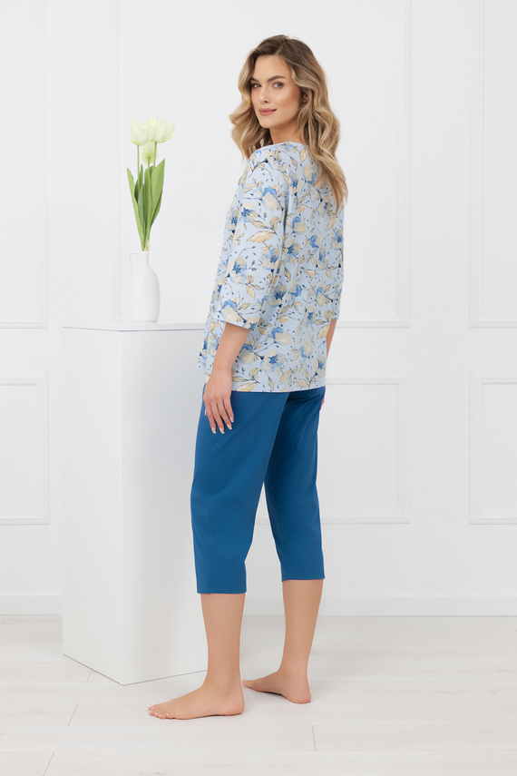 Dámské pyžamo Celozja Italian Fashion 100% bavlna 3/4 rukáv 3/4 kalhoty