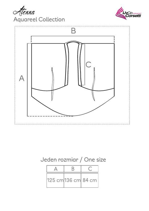 Atenna Aquareel Collection Dámský župan LivCo Corsetti