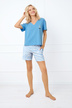 Krátké pyžamo - modré