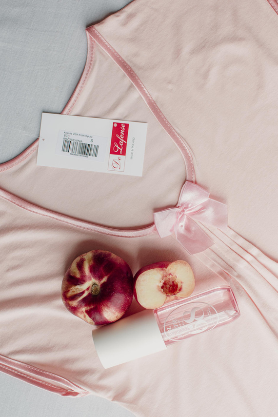 870 Visa De Lafense noční košile - broskvová