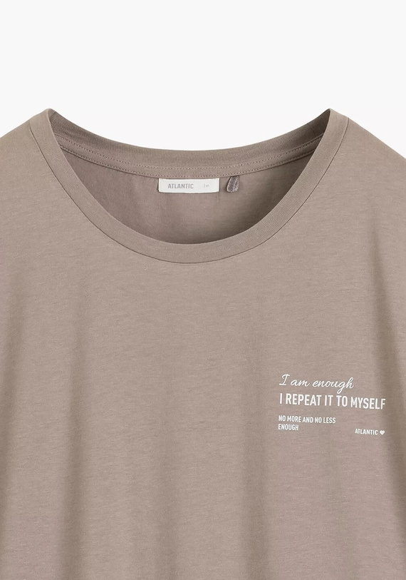 NLD-001 dámská noční košile 100% bavlna, volný střih