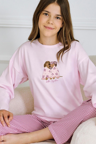 dívčí úplet Taro Jasmina 3501 - bavlna, dlouhý rukáv