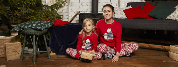 Arktyka Dětské pyžamo Italian Fashion - červená/potisk