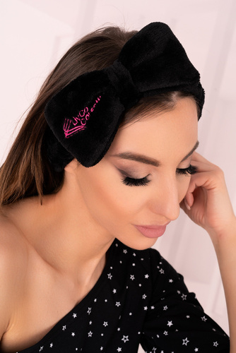 Krissan Black SP012 LivCo Corsetti Módní čelenka do vlasů - černá