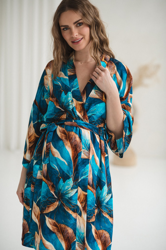 Milk&Love bambusový župan pro těhotné Marmaid 100% viskóza