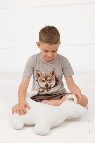 Chlapecké pyžamo Shiba Italian Fashion 100% bavlna šortky