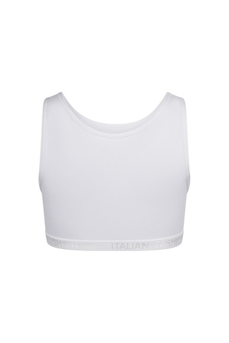 Nikola Dívčí podprsenka se širokými ramínky Italian Fashion - bílá
