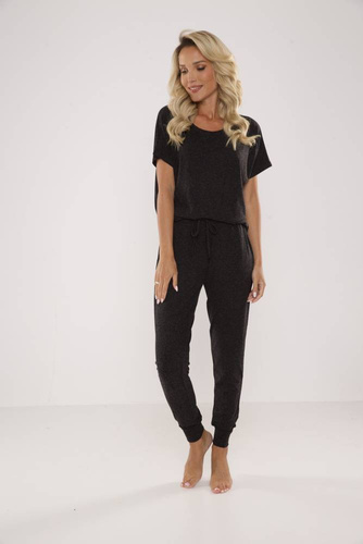 524 Paula Dámské pyžamo De Lafense - grafitové