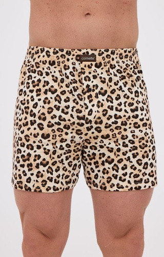 001/181 011/181 Pánské boxerky Cornette Classic - Leopardí potisk | Pohodlí a styl