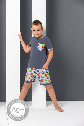 PY2004 Chlapecké pyžamo Passion graphite