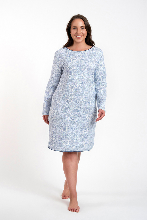 Noční košile Gracjela Italian Fashion - modrý potisk