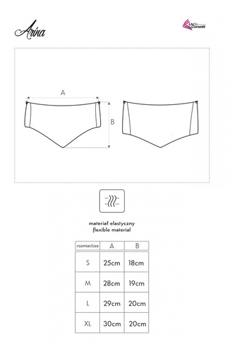 Arina White LC 6047 LivCo Corsetti Fashion bílé dámské kalhotky