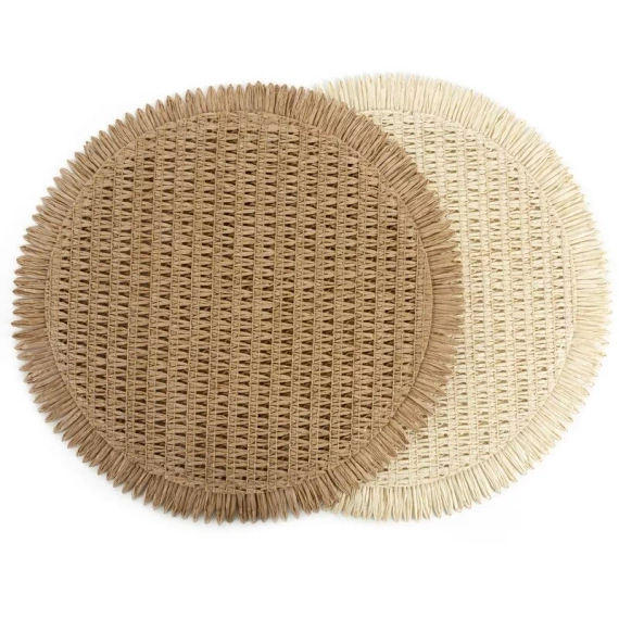 Podložka na stůl Eurofirany elegantní podložka pod talíře glamour Joan natural
