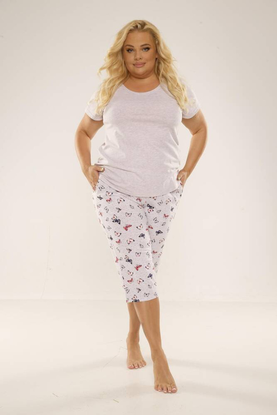 483 Mariposa Forex Dámské pyžamo - béžový melír