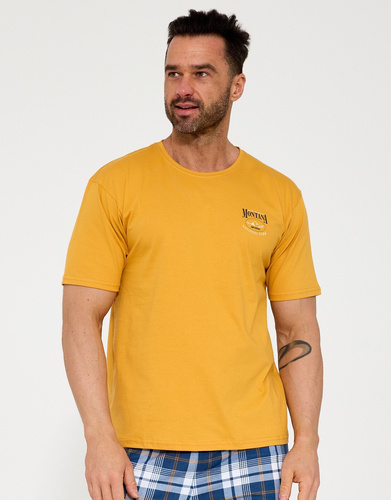 Pánské pyžamo Cornette 326/213 Montana 2 100% bavlna krátký rukáv