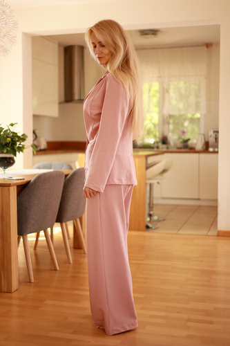 Emi - elegantní dámská bunda, 95% bavlna 5% elastan | Polská značka Mirale - růžová