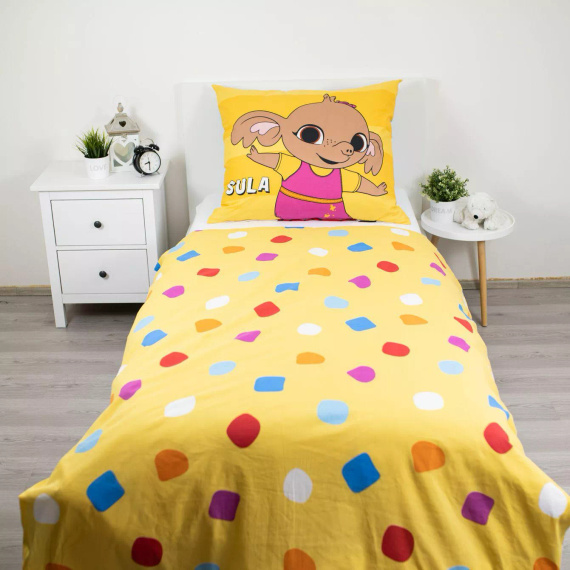 Povlečení Králíček Bing a Sula 140x200 Jerry Fabrics bavlna