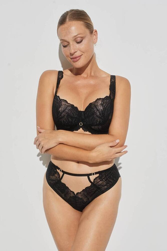 BC-1102 Luna vyztužená podprsenka s plnými košíčky Kinga - černá