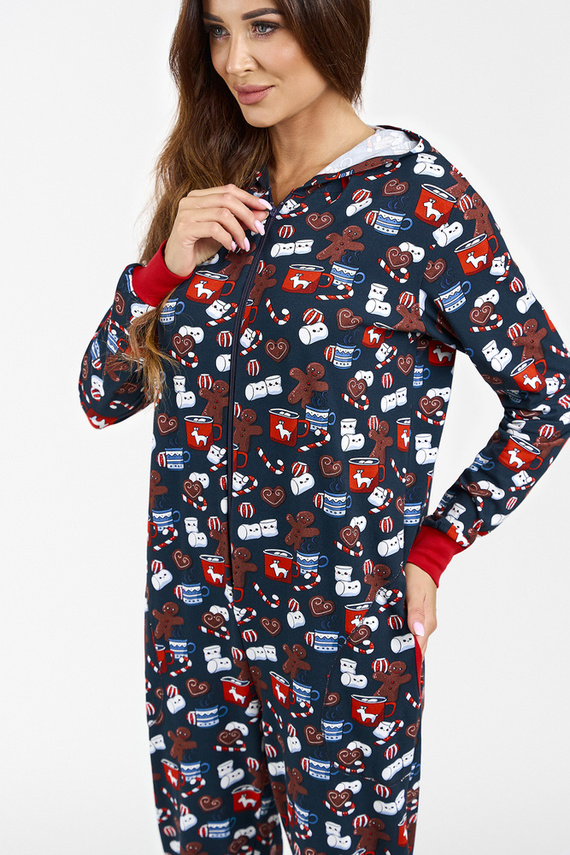 Makala Dámský overal Italská móda - potisk