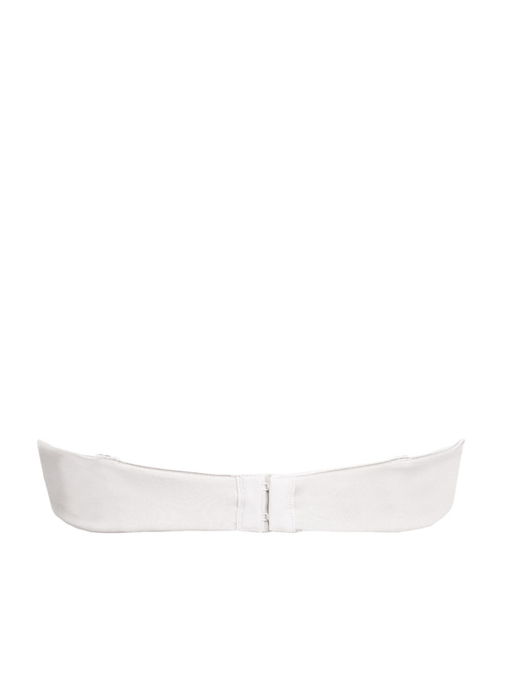 1580 Push-up podprsenka Fantastic - bandeau, mikrovlákno Sielei bílá