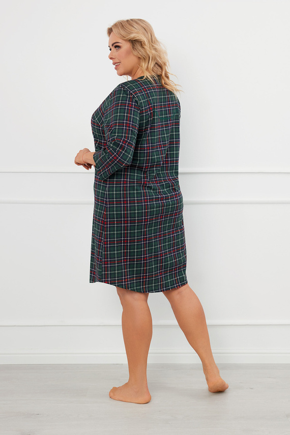 Noční košile Foggia s rozepínáním Italská móda - potisk