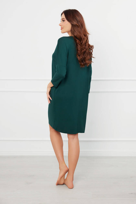 Noční košile Natura 3/4 Italian Fashion - zelená