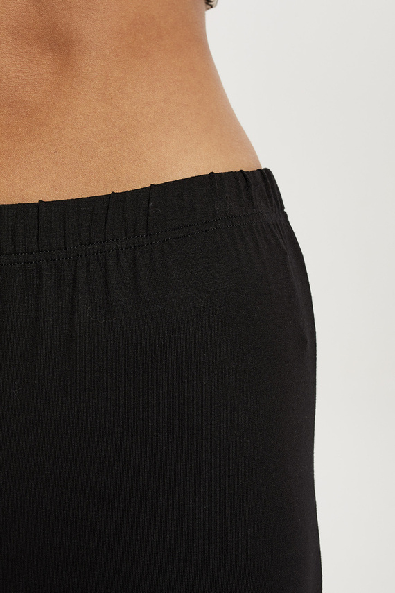 Abisynia Dámské pyžamo s dlouhým rukávem a dlouhými kalhotami Italian Fashion - potisk/černá barva