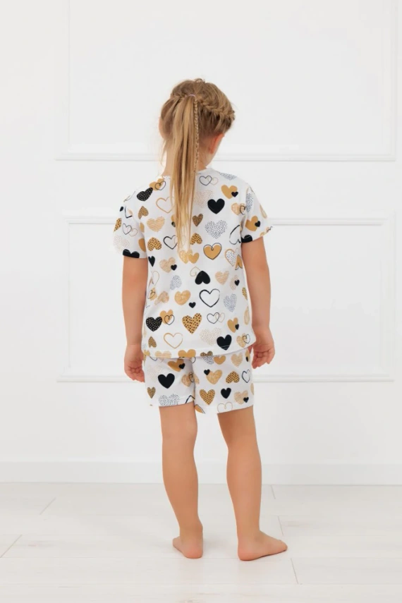 Dívčí pyžamo Ariela Italian Fashion - bavlna, krátký rukáv, šortky