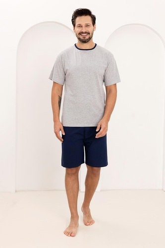 Regina 508 pánské pyžamo 100% bavlna krátký rukáv