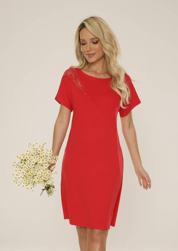 737 Velar Forex noční košile - červená