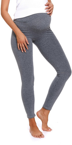 4241 Legginsy Długie Ciążowe Doctor Nap - dark grey