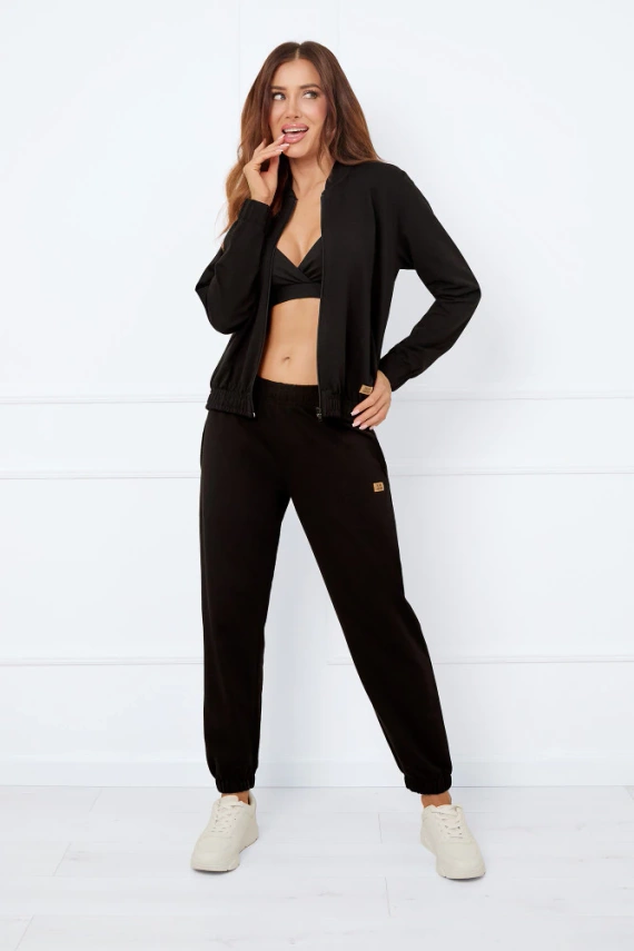 Caro Dámská bunda bomber Italian Fashion - černá