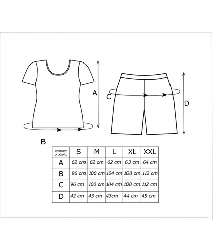 Dámské pyžamo Melisa 1/2 Donna – viskóza, krátký rukáv