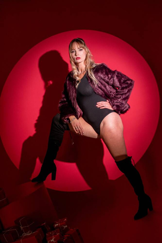 805 Chloe Dámské body s dlouhým rukávem De Lafense - černé